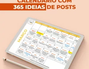 Post Planner 365 ideias de posts
