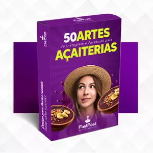 50 Artes de Redes Sociais para Açaíterias: Como Transformar Sua Presença Online