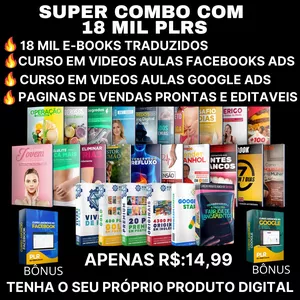 EBOOKS PLR 18MIL EBOOKS PLRS 35 CURSOS PLRS EM VÍDEOS 10 MIL EDITÁVEIS CANVA 96 MIL FONTES 600 PÁGINAS DE VENDAS: Uma Análise Completa