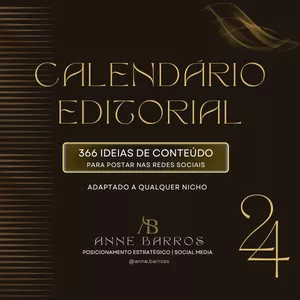 Calendario Editorial com 366 Ideias de Posts: Transforme Suas Redes Sociais Agora