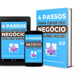 EBook 4 Passos para Criar um Negócio Online Hoje: Transforme Visitas em Vendas